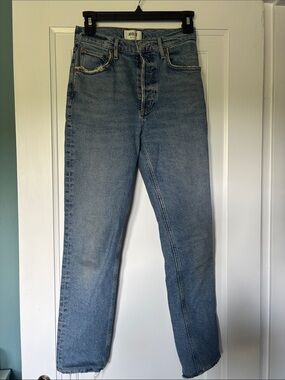 Agolde Vintage Light Blue Straight-Leg Jeans